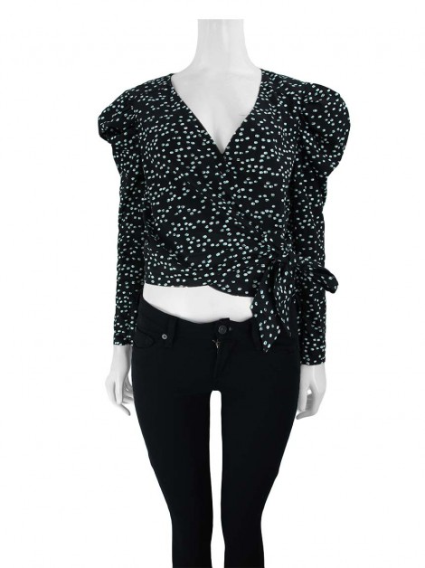 Blusa Parker Estampado Preto