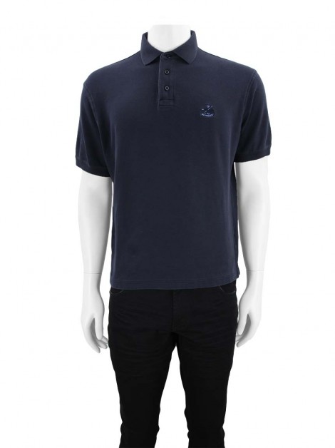 Blusa Façonnable Polo Azul Marinho