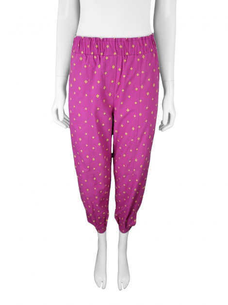 Calça RAY Rosa Bordada