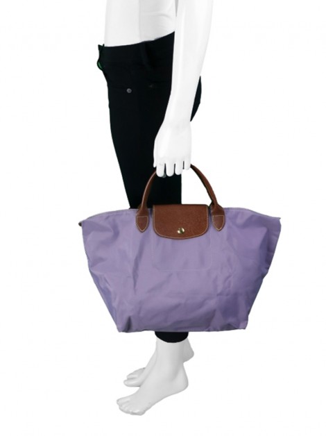 Bolsa Longchamp Le Pliage Lilás