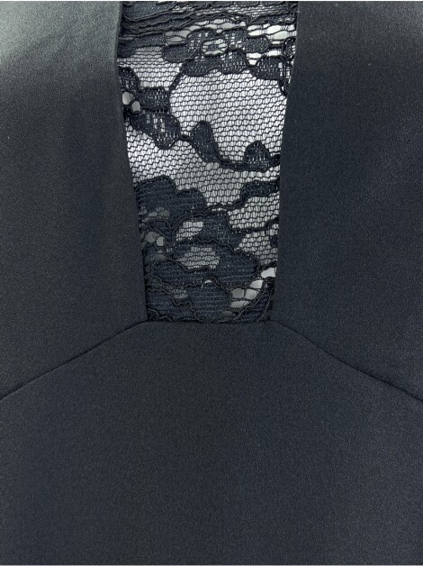 Vestido Amaro Renda Preto
