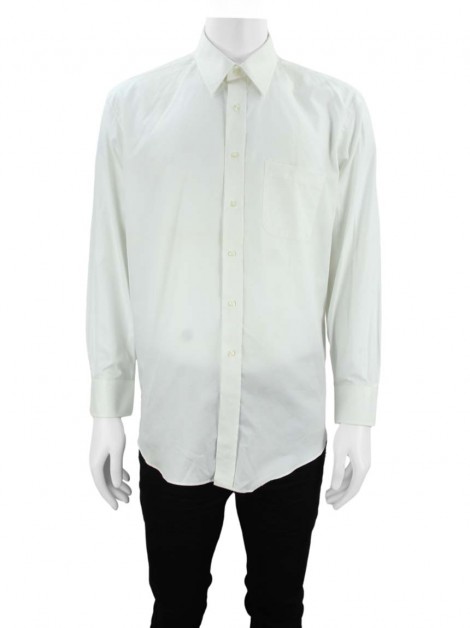 Camisa Saks Fifth Avenue Tecido Branca Masculina