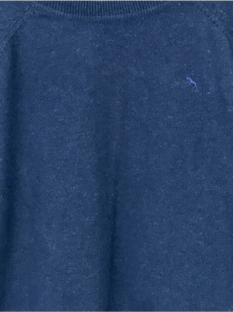 Blusa H&M Tricô Azul Marinho
