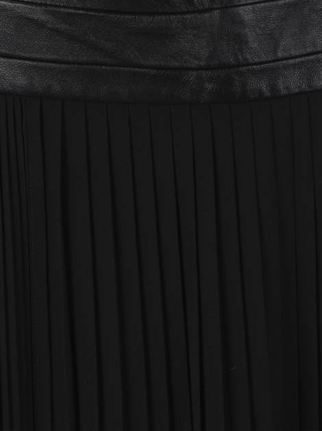 Saia The Kooples Plissada Preto