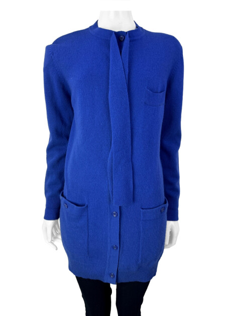 Casaco Sonia Rykiel Cardigã Azul