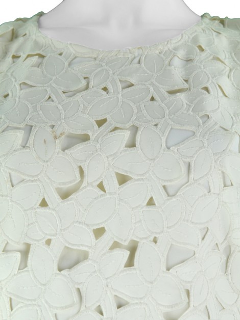 Blusa Resort Couture Giovanna Off-White