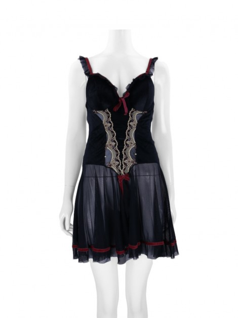 Camisola Fruit De La Passion Transparência Preta