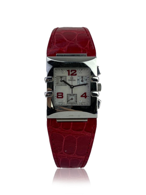 Relógio Omega Constellation Quadra Vermelho