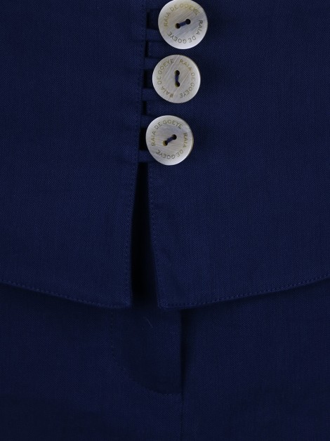 Saia Raia De Goeye Mini Azul Marinho