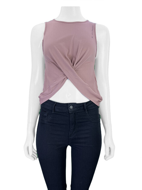 Blusa Alto Giro Regata Rosa