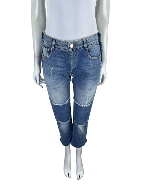 Calça Stella Mccartney Recortes Jeans