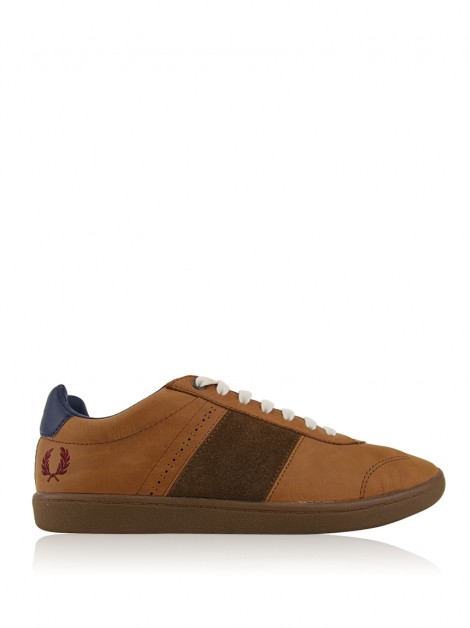 Tênis Fred Perry Couro Caramelo