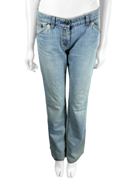 Calça Sportmax Fit10 Jeans Azul Vintage