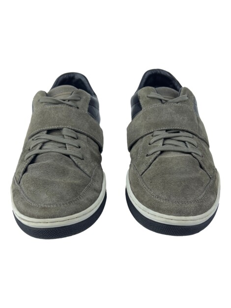 Tênis Louis Vuitton Low Top Suede Bege