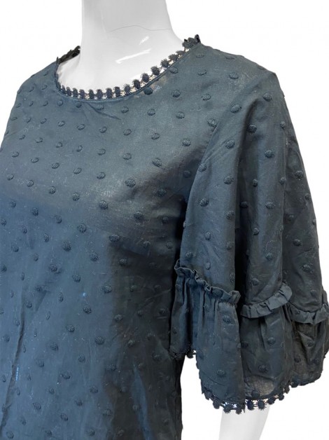 Blusa See By Chloé Texturizada preta