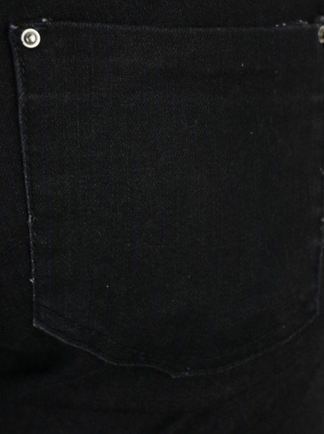 Calça Lu Monteiro Flare Denim Preto