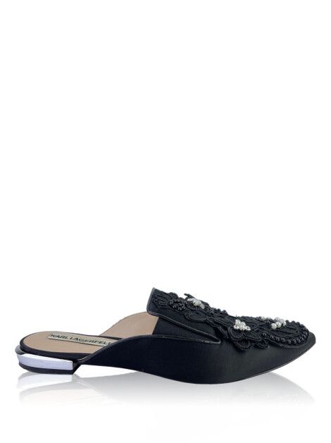 Mule Karl Lagerfeld Tecido Preto