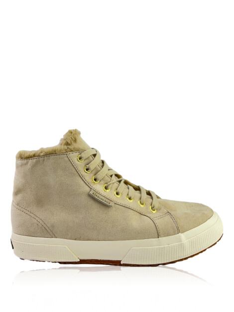 Tênis Superga Suede Bege