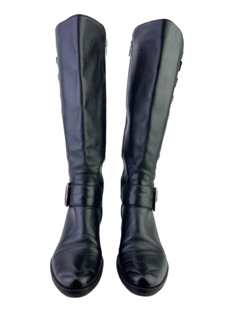 Bota Geox Couro Preta