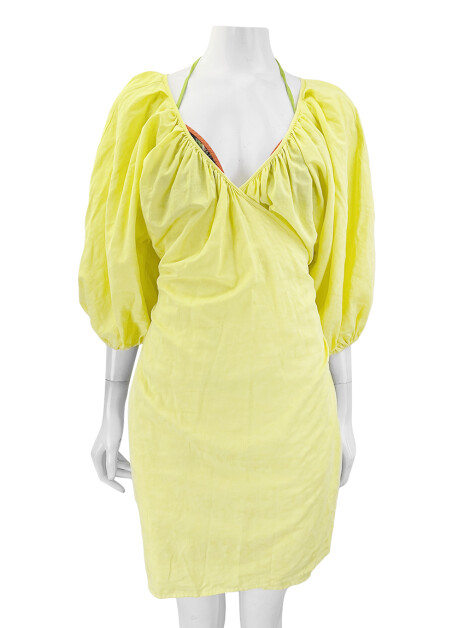 Saída De Praia Mara Hoffman Swim Amarração Amarelo