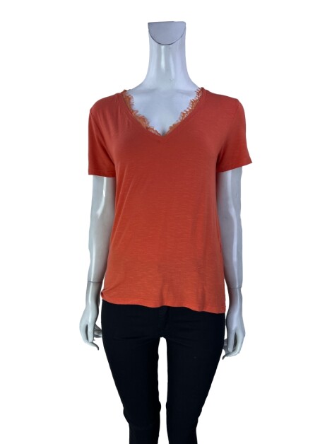 Blusa Costume Malha Laranja