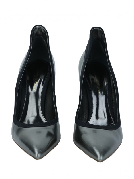 Sapato Gianvito Rossi Tuxedo Metalizado