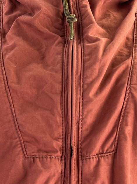 Casaco Lucky Brand Capuz Terracota