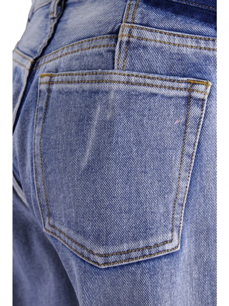 Calça Phillip Lim Cintura Alta Zíper Jeans