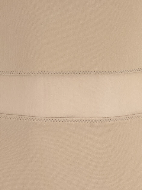 Body Undertop Transparência Nude