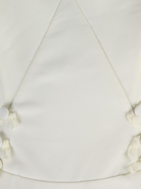 Vestido Pynablu Recortes Branco