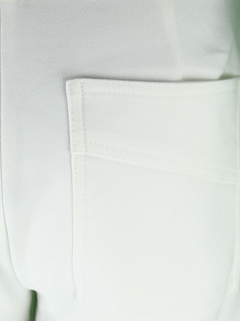 Calça Letage Flare Tecido Branco