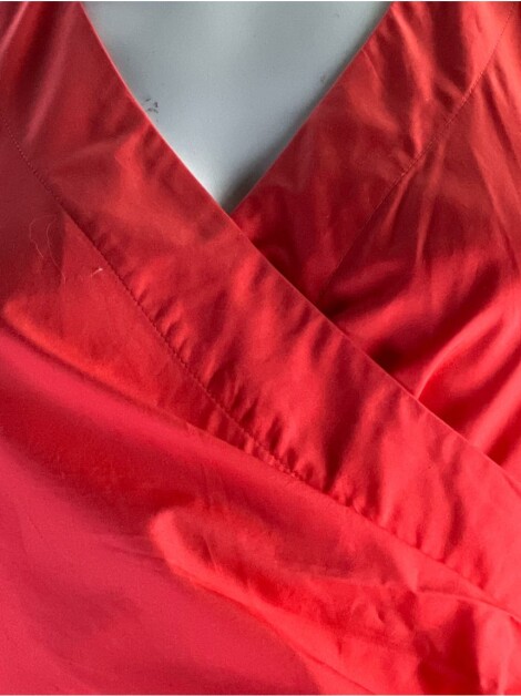Vestido Adolfo Dominguez Amarração Vermelho