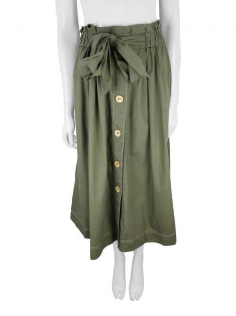 Saia Sissa Midi Verde