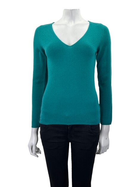 Blusa Galeries Lafayette Suéter Cashmere Verde