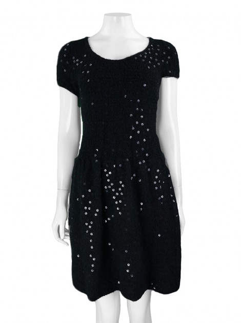 Vestido NK Store Talie Knit Preto