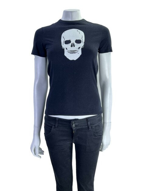 Blusa Herchcovitch; Alexandre Estampa Skull Preta