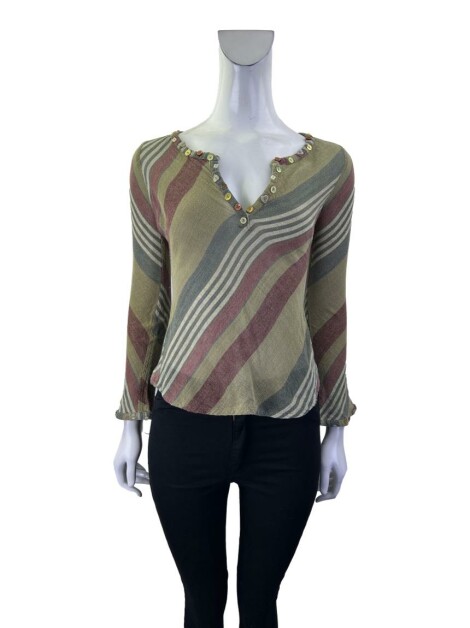 Blusa MNG Listrada Colorida