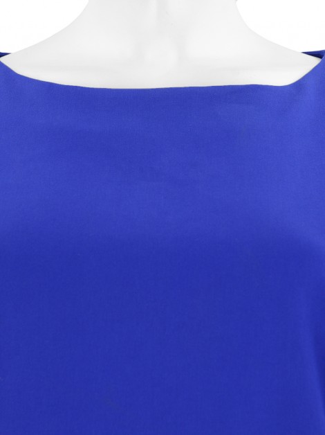 Blusa Wymann Gola Redonda Azul Royal