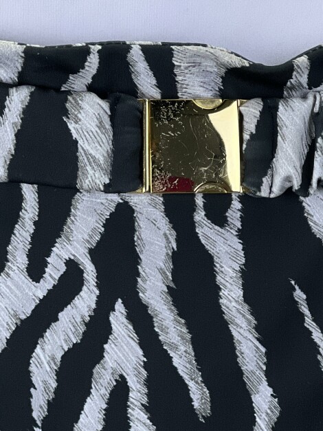 Saia One Up Estampado Animal Print