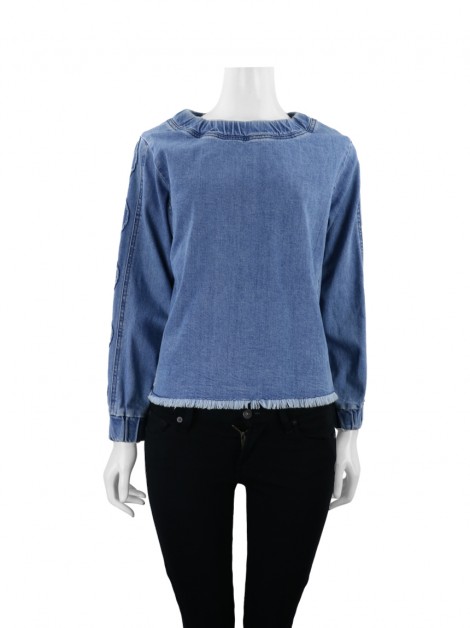 Blusa See By Chloé Manga Longa Jeans