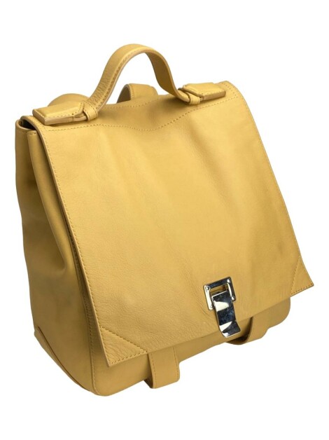 Mochila Proenza Schouler PS Couro Bege