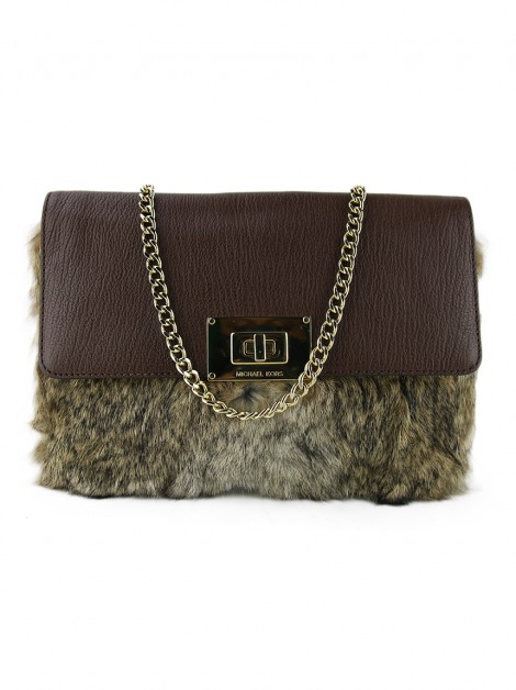 Bolsa Michael Kors Pelo Marrom - MZA8 Original | Etiqueta Única