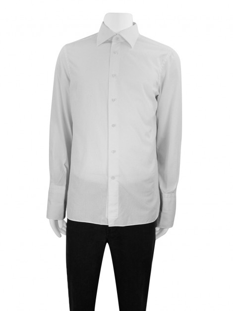 Camisa Saks Fifth Avenue Tecido Branco Masculino