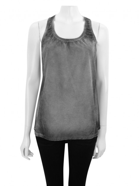 Blusa Cris Barros Malha Cinza Degradê
