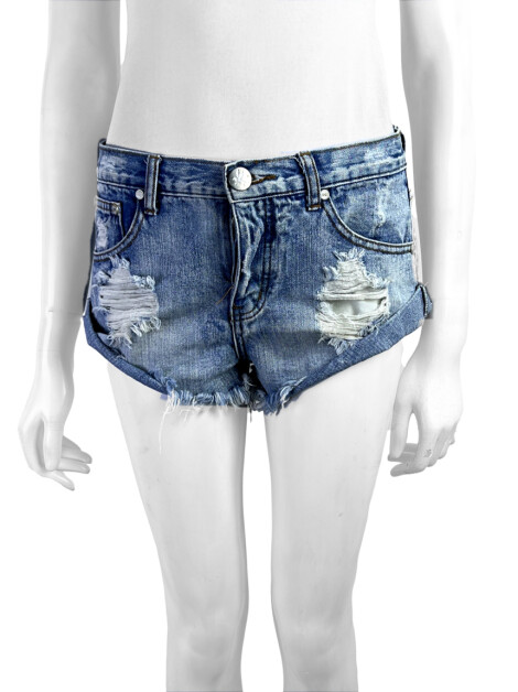 Short Oneteaspoon Destroyed Jeans