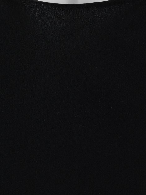 Blusa Lu Monteiro Ampla Tecido Preto