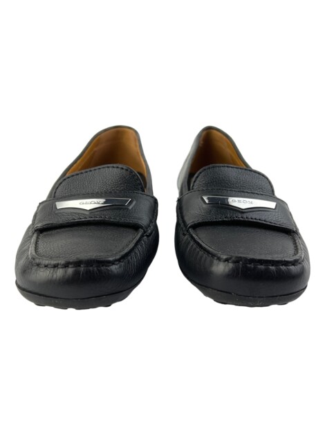 Mocassim Geox Couro Preto