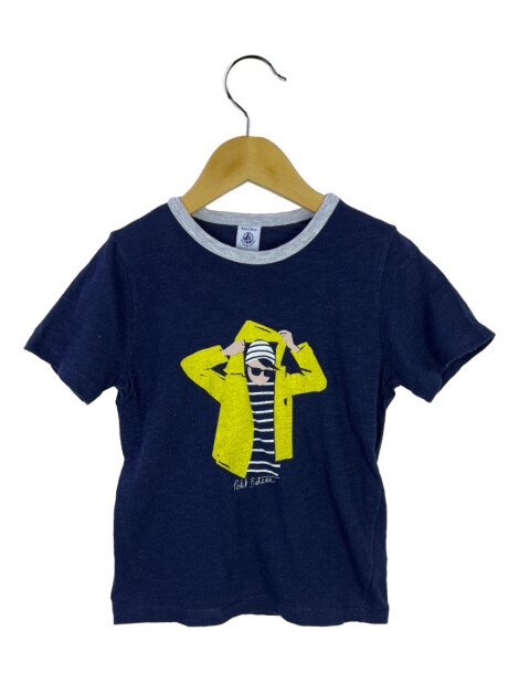 Blusa Petit Bateau Estampada Azul Marinho