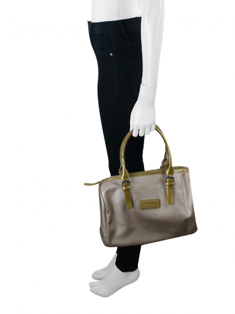 Bolsa Longchamp Duffel Verniz Bicolor