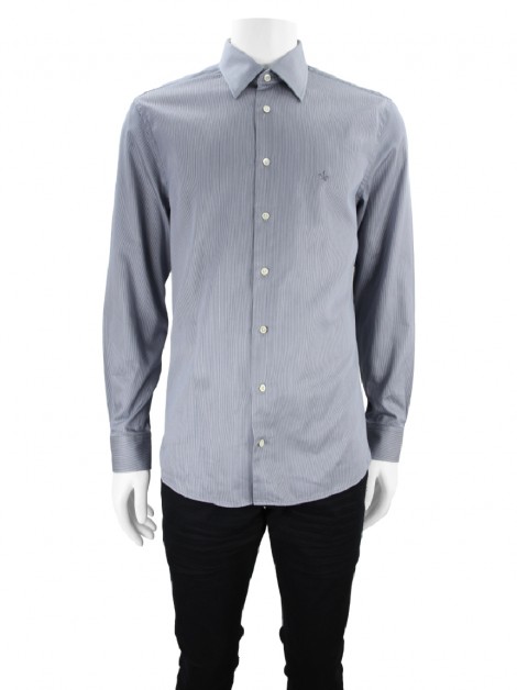 Camisa Dudalina Listada Bicolor